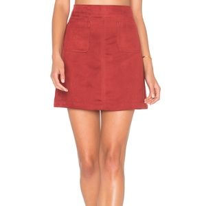 Sanctuary Faux Suede Skirt
